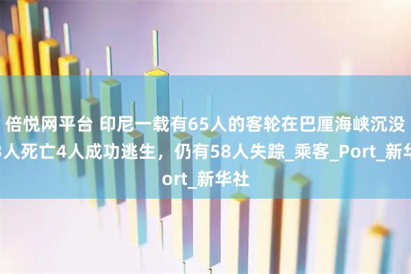 倍悦网平台 印尼一载有65人的客轮在巴厘海峡沉没：3人死亡4人成功逃生，仍有58人失踪_乘客_Port_新华社